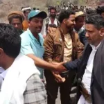 لحظة فتح طريق بين قوات صنعاء والانتقالي الجنوبي في الضالع وعدن
