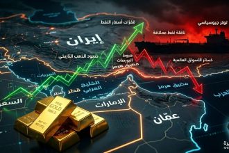 تحليل تأثير الحرب الإيرانية وتأثيرها الاقتصادي على أسعار الذهب والنفط ومضيق هرمز المستقبلي في 2026.