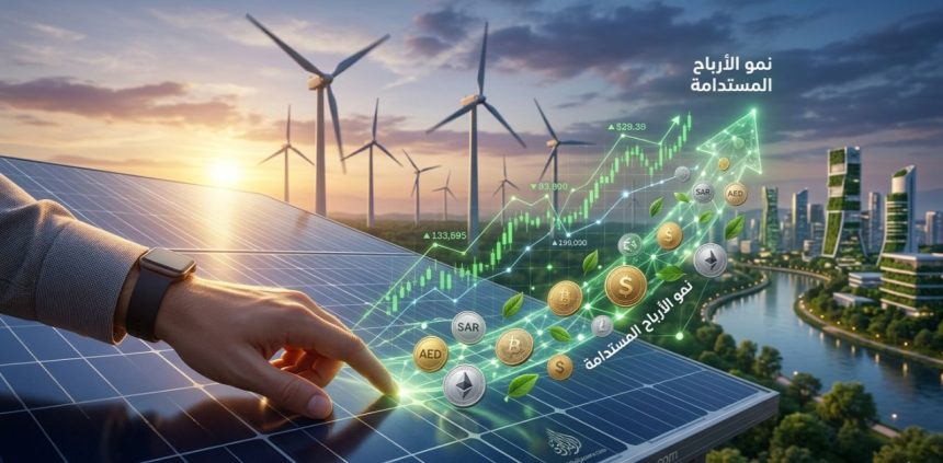 دليل شامل للاستثمار في الطاقة المتجددة ومشاريع الطاقة الشمسية لتحقيق أرباح مستدامة وتنمية الثروة في 2026.