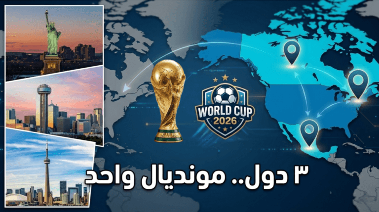 لأول مرة في التاريخ.. 3 دول تستضيف كأس العالم 2026!