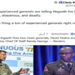 البنتاغون في مهب العاصفة: سيناتور يكشف أسباب إقالة جنرالات أمريكيين وتأثيرها على صراع إيران